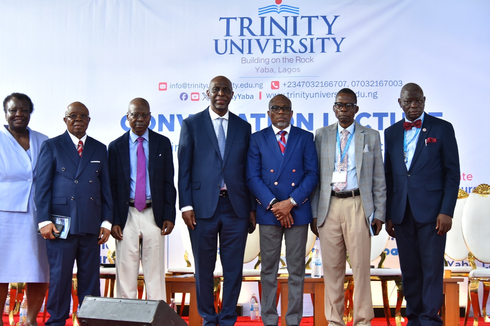 At the convocation lecture
