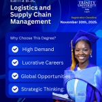 Trinity University Yaba – BSc. Logistics & Supply Chain Management Admission 2025/26 | Apply Now
