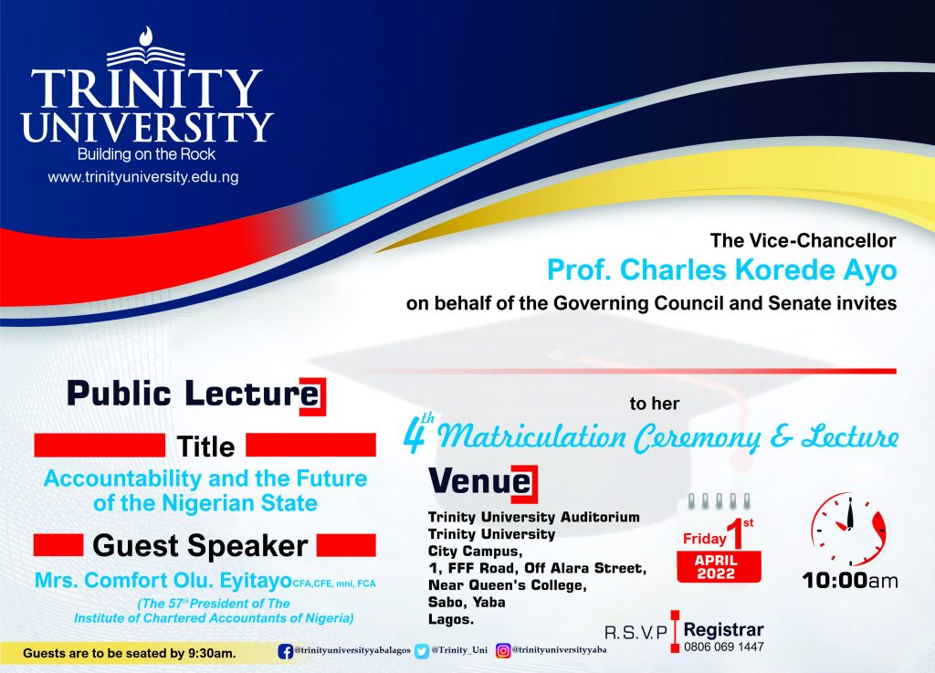 4th Matriculation ceremony