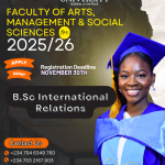 Trinity University Yaba – BSc. International Relations Admission 2025/26 | Apply Now