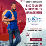 Trinity University Yaba – BSc. Tourism & Hospitality Management Admission 2025/26 | Apply Now