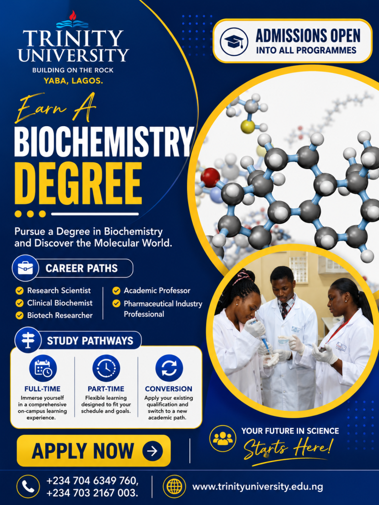 Trinity-University-BSc-Biochemistry-Degree