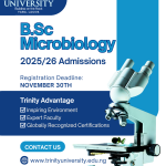 Trinity University Yaba – BSc. Microbiology Admission 2025/26 | Apply Now