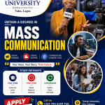 tudy BSc. Mass Communication at Trinity University, Yaba, Lagos